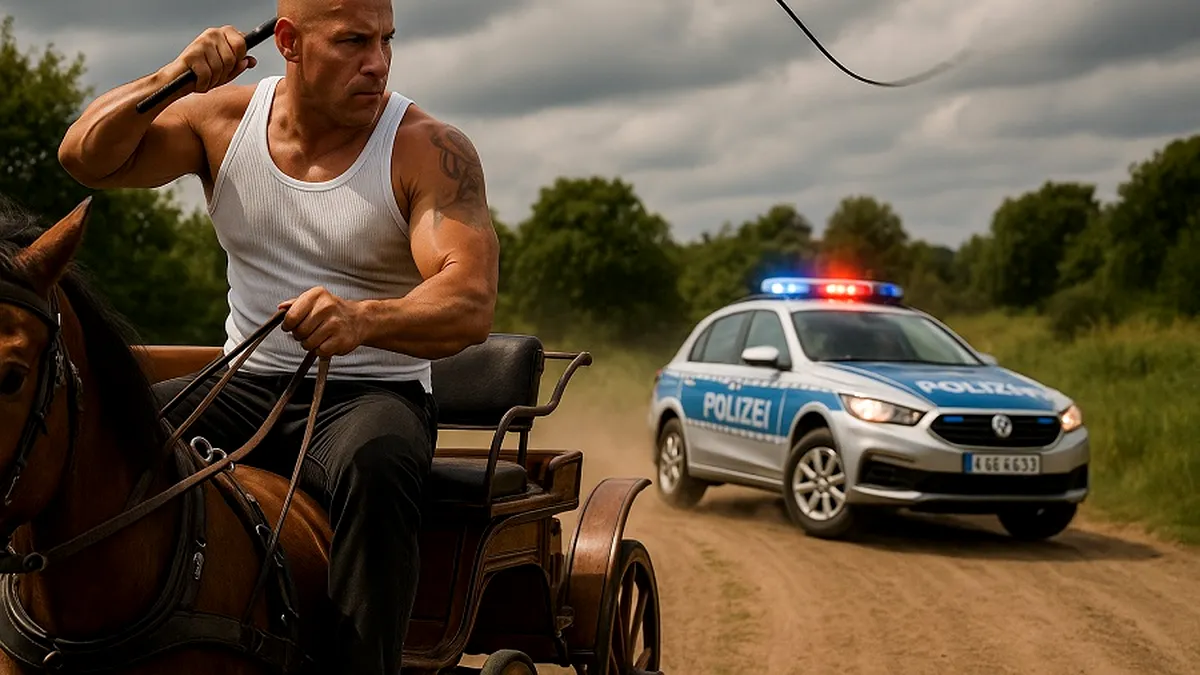 Când vizitiul se crede Vin Diesel: urmărire cu trăsura prin Saxonia