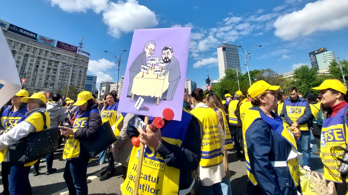 Circa 20.000 de profesori, așteptați la cel mai mare miting din ultimii ani. Restricții de trafic