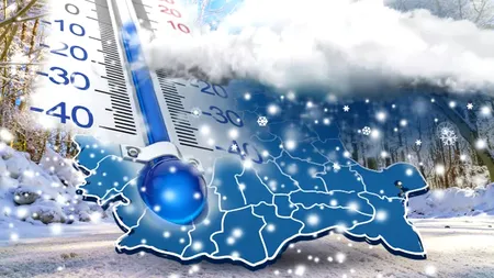 Vortexul polar aduce patru zile de vreme severă: ploi, ninsori viscolite și vânt puternic în România