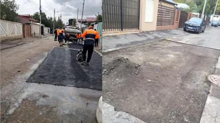 S-au finalizat reparațiile pe strada Balomir, în Sectorul 5