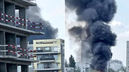 Explozie urmată de incendiu în Sectorul 3 din București: panică, fum gros și trafic paralizat
