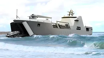 Proiectul navei de debarcare a Damen, „Landing Ship Transport 100”, preluat de US Navy pentru dotarea pușcașilor marini