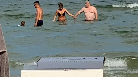 VIDEO-FOTO! Director angajat la ROMATSA cu 10.000 euro/lună, pe litoral cu amanta