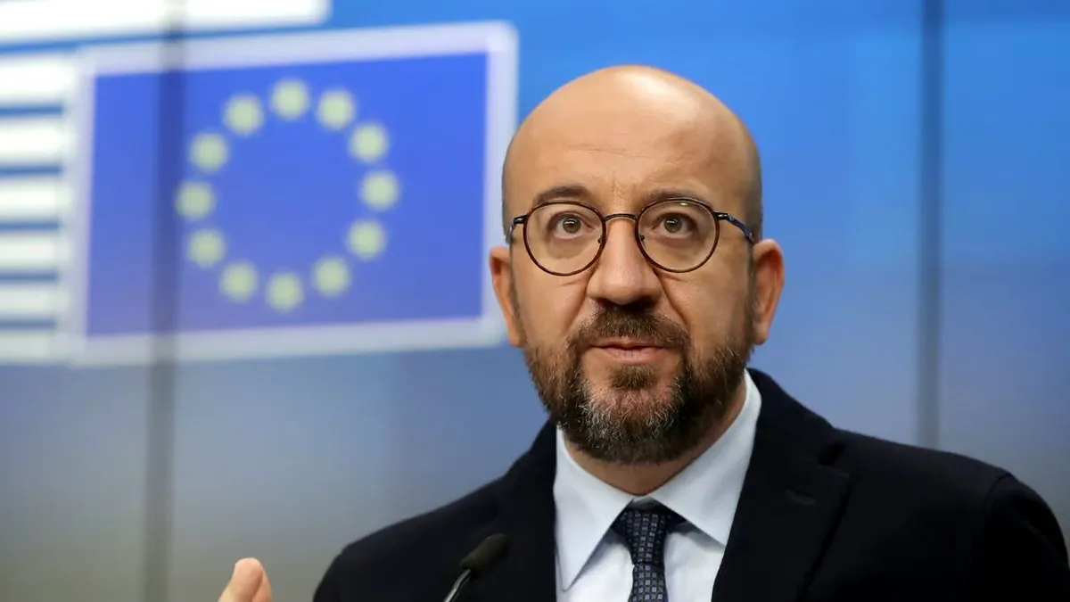 Charles Michel renunță la funcția de președinte al Consiliului European pentru a candida la alegerile europarlamentare