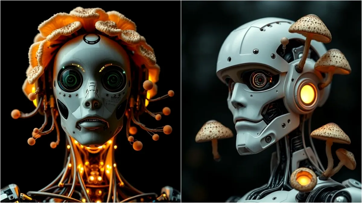 Roboții biohibrizi controlați de ciuperci: ce este 