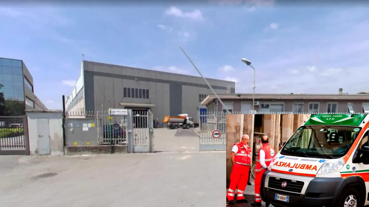 Accident mortal într-o fabrică din Milano: român strivit de o placă de metal, iar altul, în stare critică