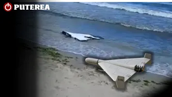 Alertă la malul Mării Negre! Dronă găsită pe plaja din Corbu, a doua în câteva săptămâni. Geniștii verifică dacă are exploziv