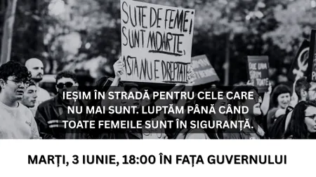 Protest împotriva violenței asupra femeilor, astăzi în București