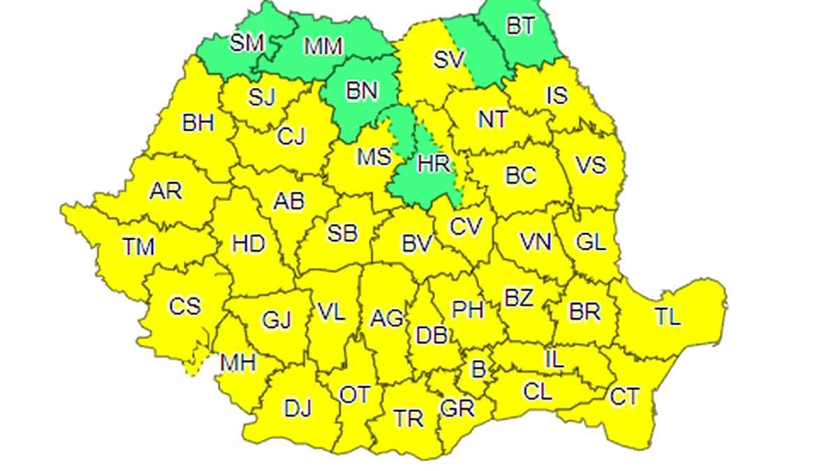 ALERTĂ! Se strică vremea în toată țara