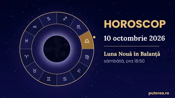 Horoscop 10 octombrie 2026: zodiile care pot porni ceva nou de la Luna Nouă