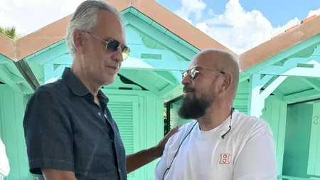 Piedone, întâlnire emoționantă cu Andrea Bocelli: Grazie prieteniei noastre, comunitatea Sectorului 5 și cea din Forte dei Marmi vor deveni surori