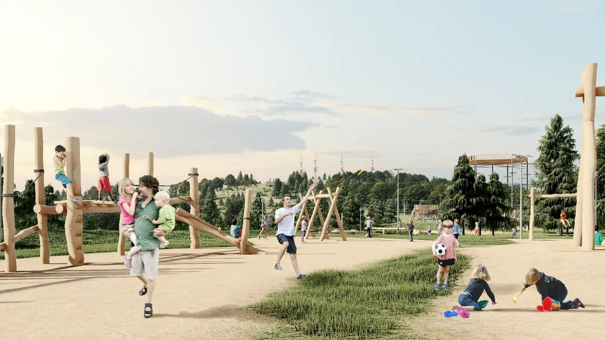 Gușterland prinde contur. Un nou parc de agrement schimbă viața liberă a sibienilor