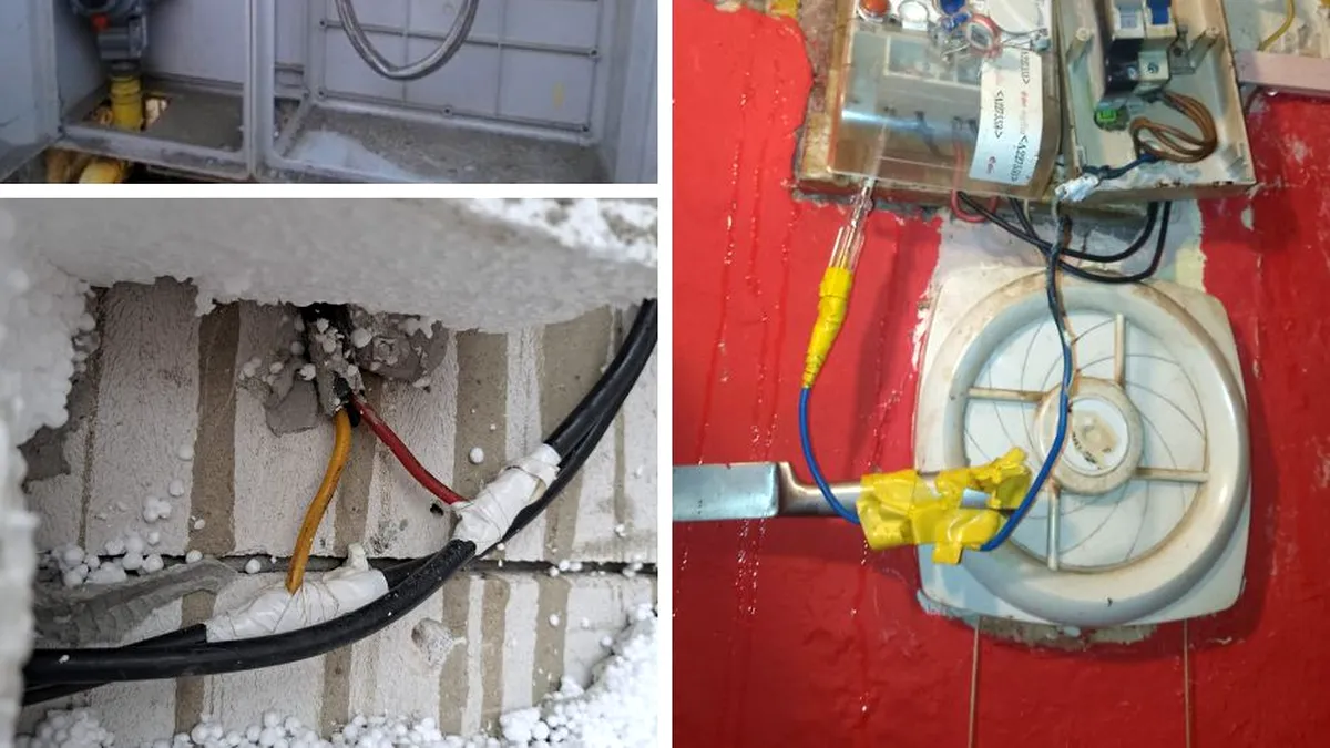 Furt masiv de energie și gaze: Cazuri descoperite în 20 de județe, prejudiciu-record