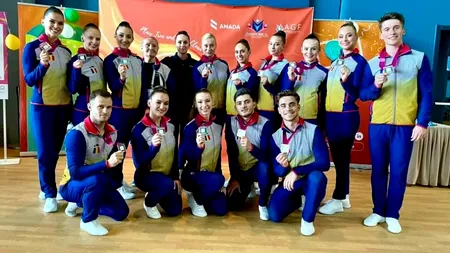 Aur pentru echipa României la Campionatele Mondiale de gimnastică aerobică