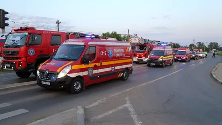 Explozie în Pantelimon. O mașină cu GPL a sărit în aer, în timpul alimentării FOTO+VIDEO