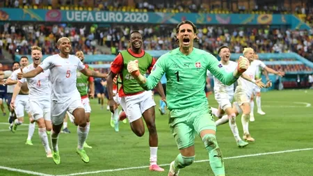 EURO 2020 | Franța - Elveția 3-3, 4-5 la lovituri de departajare. Mbappe a ratat de la 