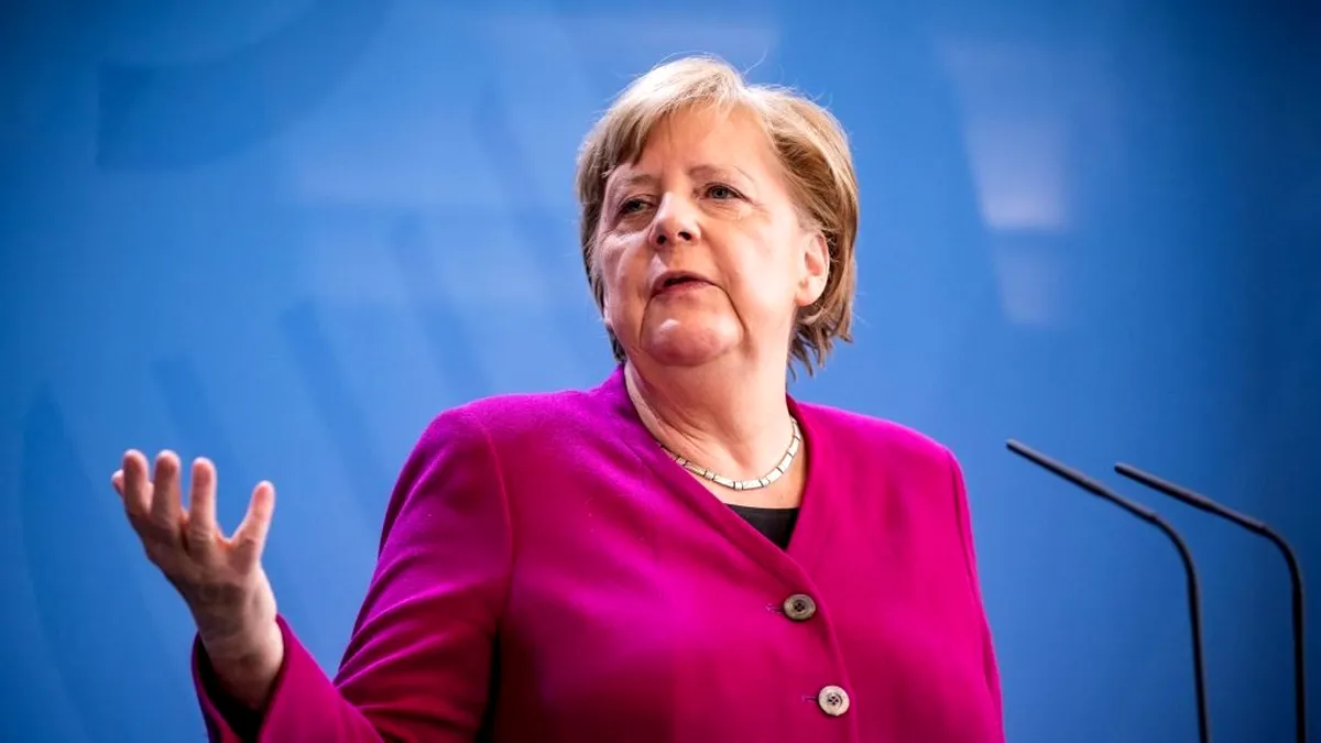 Angela Merkel susține că pandemia schimbă raporturile de putere în economia mondială