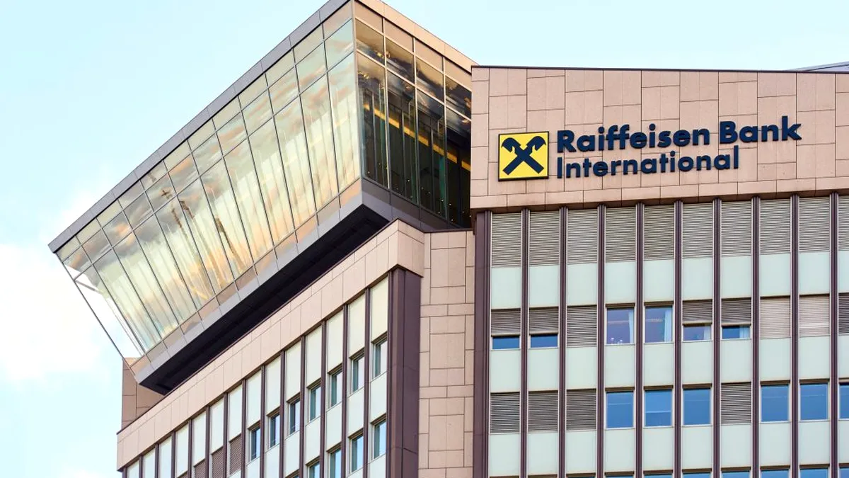 Raiffeisen Bank International AG listează, la Bursa de Valori București, un pachet cumulat de 2,200 miliarde de acțiuni