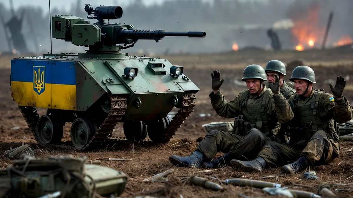 Umilință totală: rușii s-au predat roboților. Războiul intră într-o epocă nouă