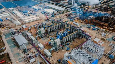 Construcția centralei de cogenerare de pe platforma Petromidia se apropie de final