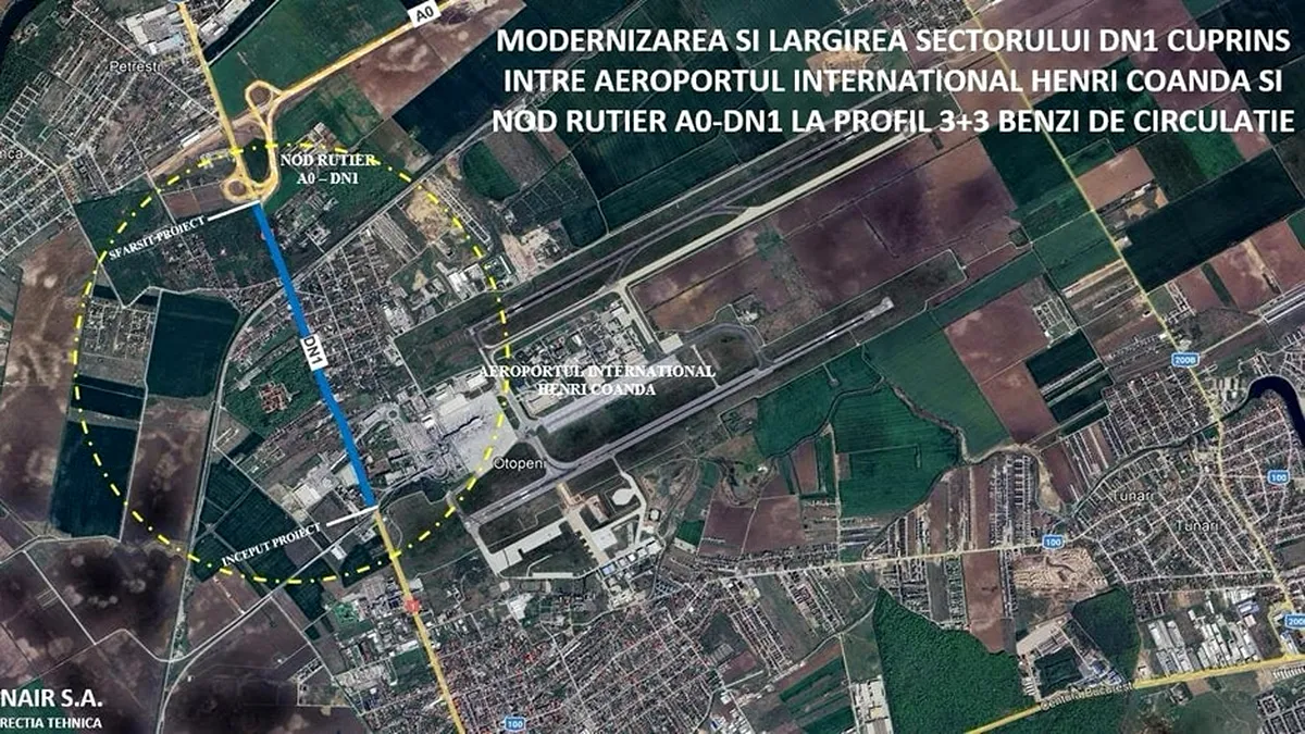 E bătaie mare pe studiul pentru lărgirea DN1 pe sectorul dintre Aeroportul Otopeni și A0