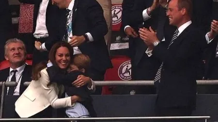 Imagini virale cu membri familiei regale britanice: Cum a reacționat prinţul George la golul marcat de Anglia în finala Euro 2020