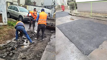 Sectorul 5 continuă reparațiile stradale: Aleea Rădășeni, în lucru
