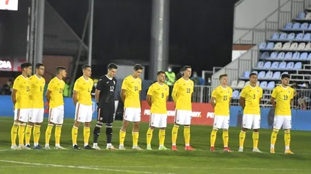 România U21, doar remiză cu Georgia U21. Ce a spus selecționerul Florin Bratu, despre meci