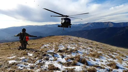 Stațiunile de pe Valea Prahovei, Munții Bucegi și Munții Baiului sunt monitorizate din elicopter în acest weekend