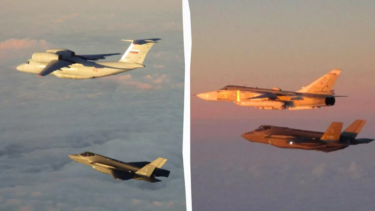 Două F-35 au interceptat trei avioane rusești deasupra Mării Baltice