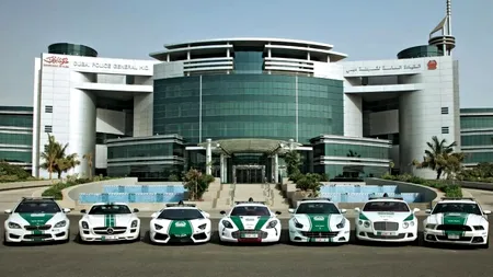 Top 10 supermaşini din flota Poliţiei din Dubai: între lux şi spectaculos