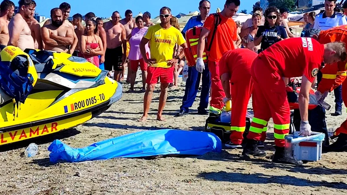 Un tânăr de 22 de ani s-a înecat în mare, în zona plajei Modern din Constanța 