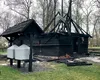 Biserica din incinta Muzeului Satului Bănăţean, distrusă de un incendiu. Ce s-a întâmplat cu elementele de patrimoniu