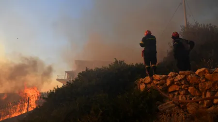 Un român a fost suspectat pentru un incendiu în Grecia