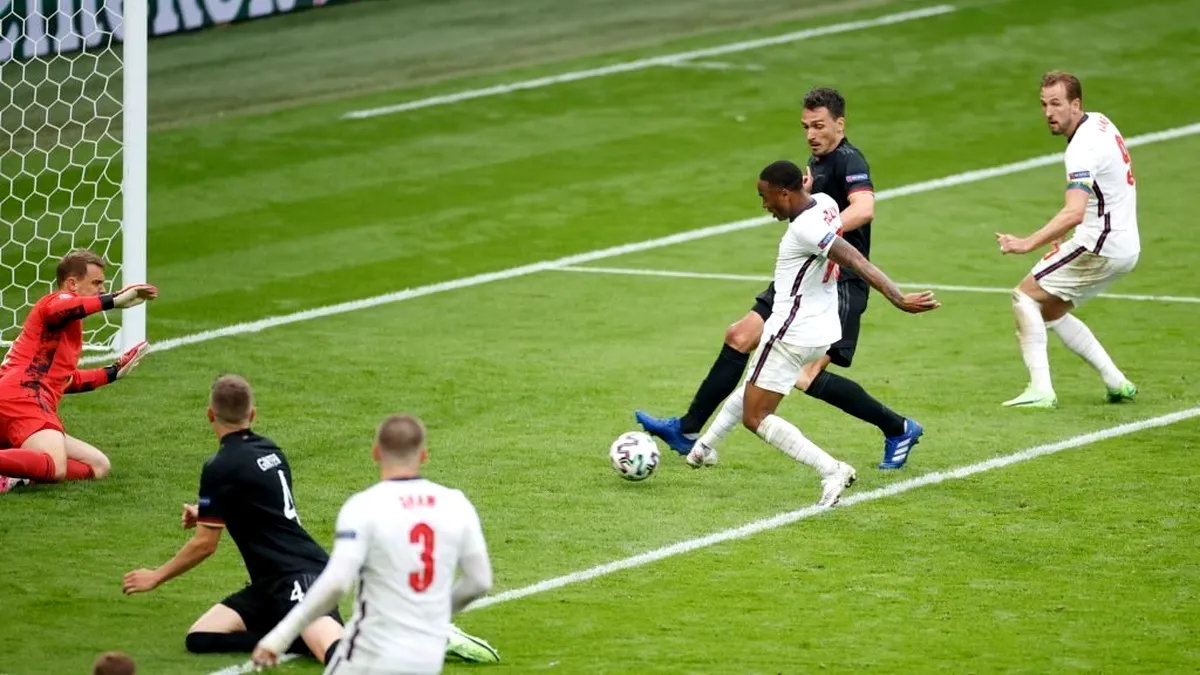 EURO 2020 | Anglia - Germania 2-0. Ambele goluri, marcate după pauză
