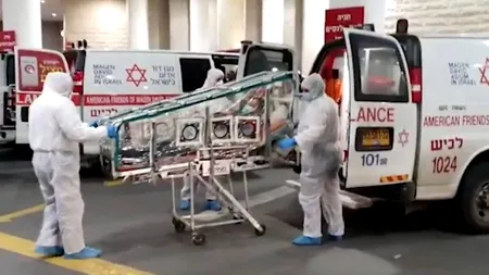 Israel: Număr record de pacienți cu COVID-19 internați în stare gravă