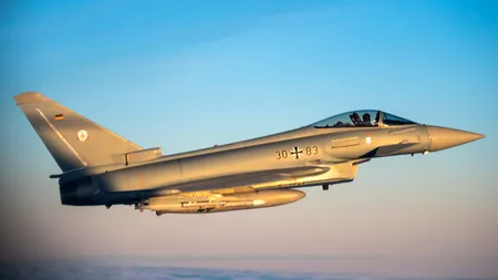 Avioanele de luptă Eurofighter din Germania au ajuns în România
