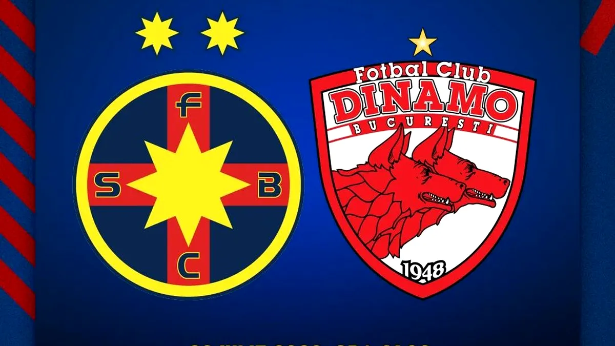 Pe ce stadion se va juca derby-ul dintre FCSB și Dinamo