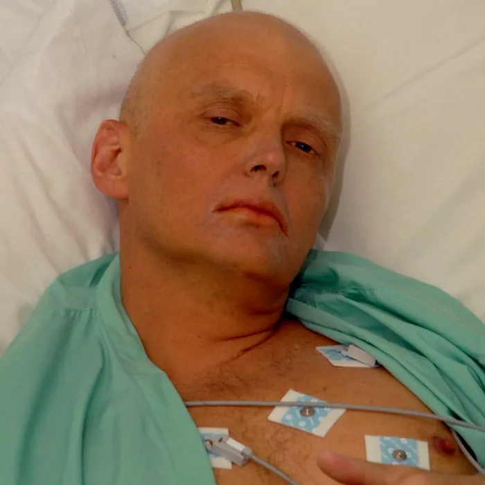 Aleksandr Litvinenko pe patul de spital, sursa The Guardian