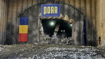Ziua care va rămâne în istorie. Azi va fi străpuns integral primul tunel forat pentru o autostradă