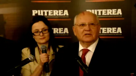 Singura vizită a lui Gorbaciov în România democrată, la lansarea cotidianului Puterea. Ce spunea atunci ultimul lider sovietic (video)