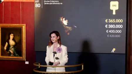 Nou record al pieţei româneşti de artă, preţul lucrării a crescut spectaculos la licitaţie