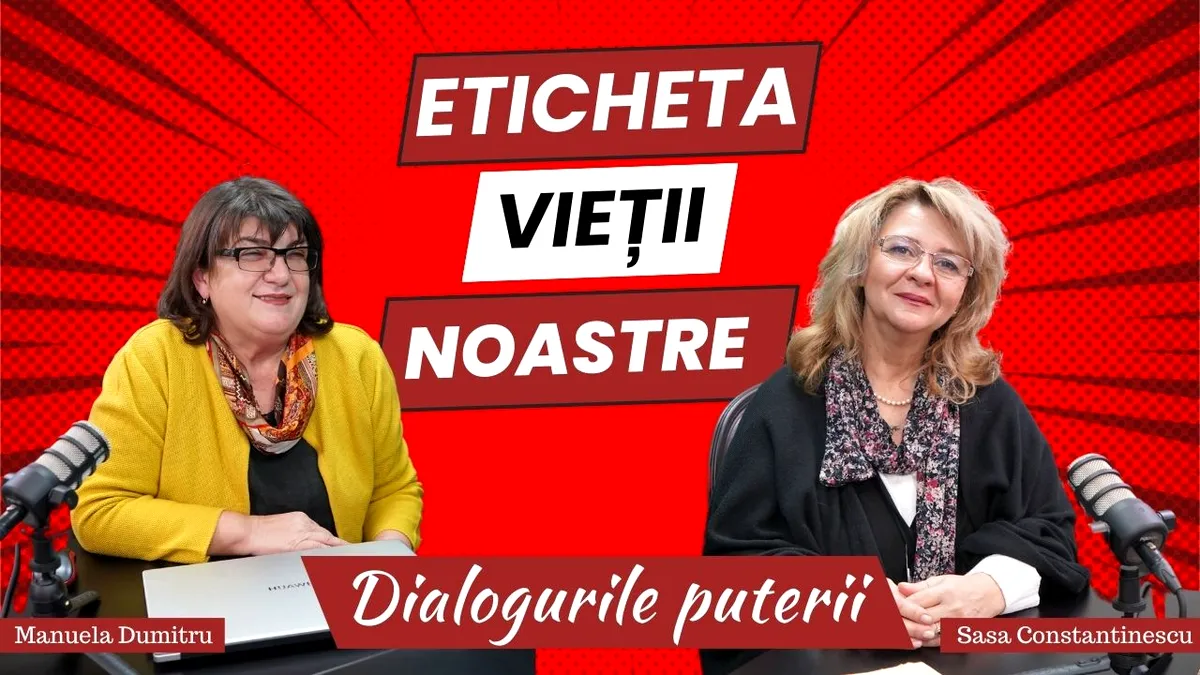 Dialogurile Puterii cu scriitoarea Sașa Constantinescu: Cum ne afectează etichetele?