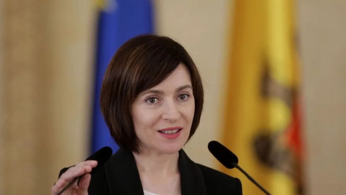 Maia Sandu anunță că îl va vota pe Nicușor Dan