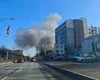 Incendiu puternic la depozitul Black SEA de la intrarea în București