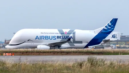 Ultima aeronavă Airbus Beluga XL părăsește linia de producție