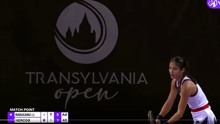 Transylvania Open. Emma Răducanu a câștigat primul său meci în circuitul WTA. Toate rezultatele zilei - VIDEO