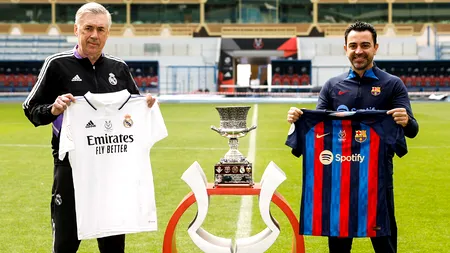Real Madrid - Barcelona, finala Supercupei Spaniei. Ora și televizarea primului El Clasico al anului