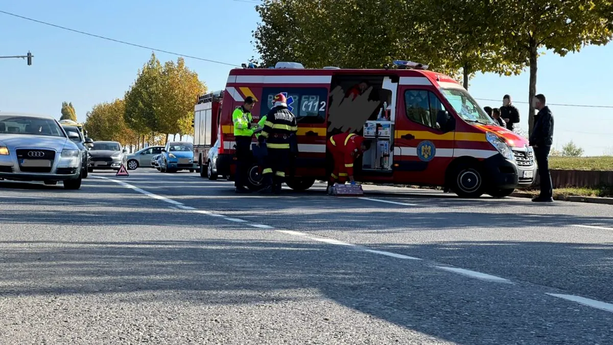 Un începător a accidentat grav o femeie pe Splaiul Unirii din București