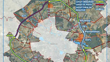 A0 Nord: loturile Afumați – Pantelimon – Cernica, deschise până la finalul anului, potrivit CJ Ilfov